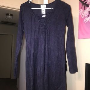 G Stage Blue Velvet Dress